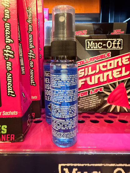 Muc-Off Motorcycle / Powersports Visor, Lens & Goggle Cleaner 1.08 oz.