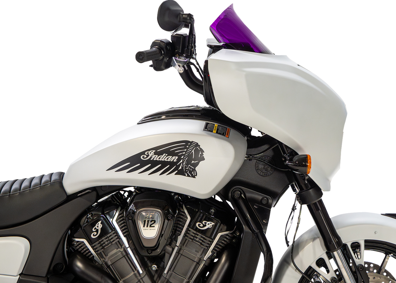 Klock Werks 9" Purple Flare Windshield fits 2025-2026 Indian Powerplus Models