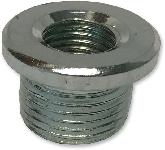Drag Specialties Chrome 18mm to 12mm Exhaust Bung Adapter for Harley