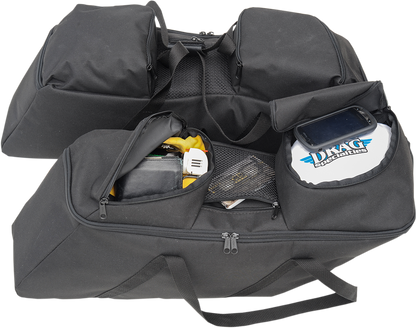 Drag Specialties Black Rear Saddlebag Liner Kit 2014-22 Harley Touring FLHX FLHR