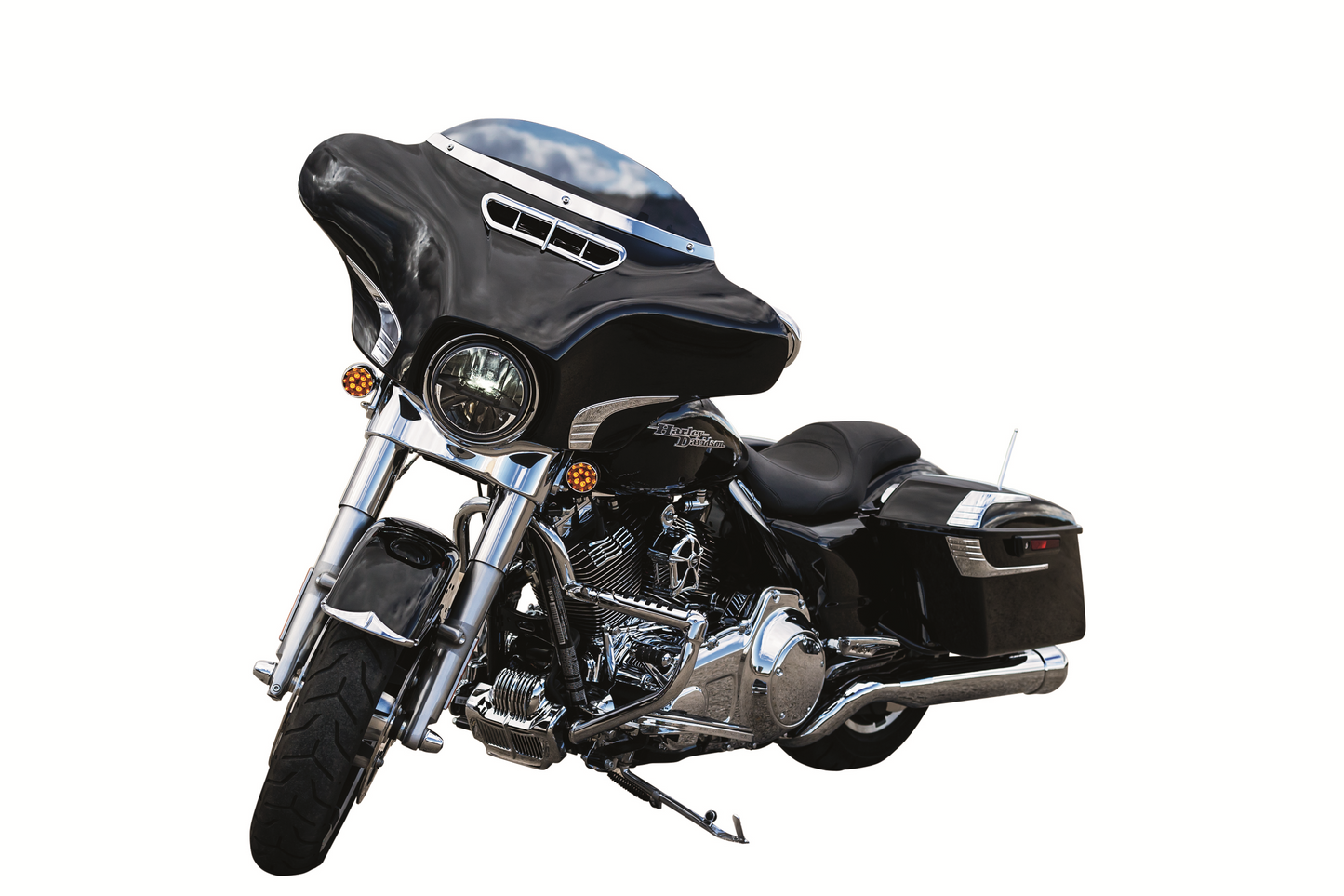 Kuryakyn Steel Motorcycle Fairing Windshield Trim 2014-2020 Harley Touring