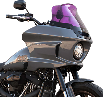 Klock Werks Kolor Flare 8" Purple Windshield 2022-2024 Harley Softail Low Rider