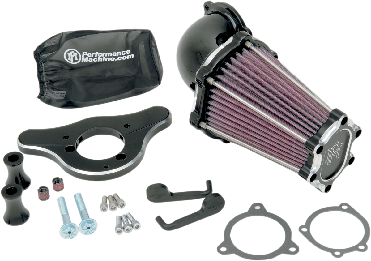 Performance Machine Contrast Fast Air Cleaner Filter 93-17 Harley Touring FXDF