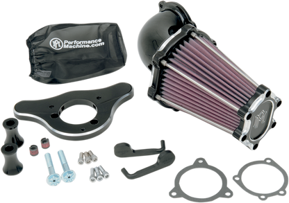Performance Machine Contrast Fast Air Cleaner Filter 93-17 Harley Touring FXDF
