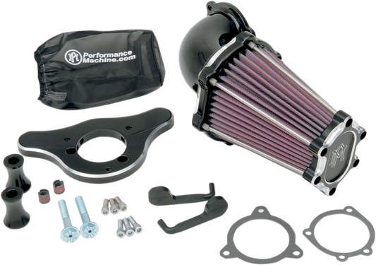 Performance Machine Contrast Fast Air Cleaner Filter 93-17 Harley Touring FXDF