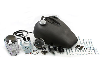Vtwin Bobbed 3.2 Gallon Bolt On Gas Fuel Tank Kit1952-1978 Harley Sportster XL