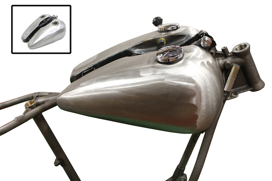 VTwin Wyatt Gatling Bobbed 3.5 Gallon Carb Gas Tank 1984-1999 Harley Softail