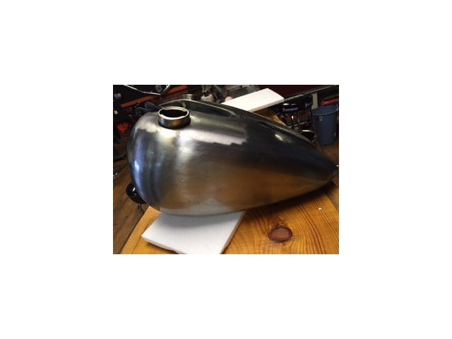 Vtwin Replica 3.5 Gal Bobbed Gas Fuel Tank for 1948-65 Harley Touring Panhead FL