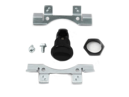 V-Twin Black Push Button Fuel Door Latch for 1992-2025 Harley Touring