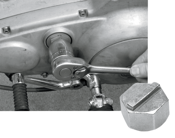 Jims Primary Cover Inspection Plug Tool fits 1957-1990 Harley Davidson Sportster