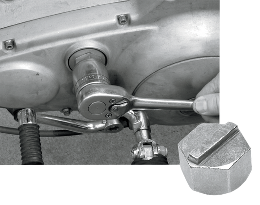 Jims Primary Cover Inspection Plug Tool fits 1957-1990 Harley Davidson Sportster