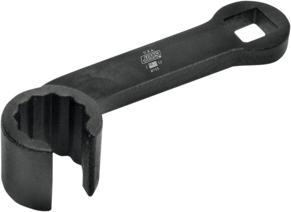 Jims 12mm Black O2 Sensor Wrench 12-17 Harley Dyna V-Rod FLD FXDB FXDL VRSCF
