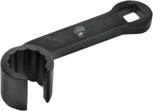 Jims 12mm Black O2 Sensor Wrench 12-17 Harley Dyna V-Rod FLD FXDB FXDL VRSCF