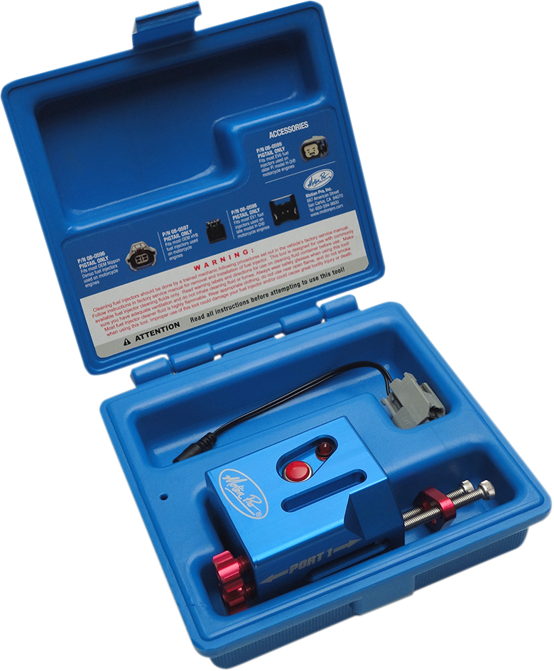 Motion Pro Fuel Injector Cleaner Kit for 06-17 Harley Touring Softail FLHX FXDF