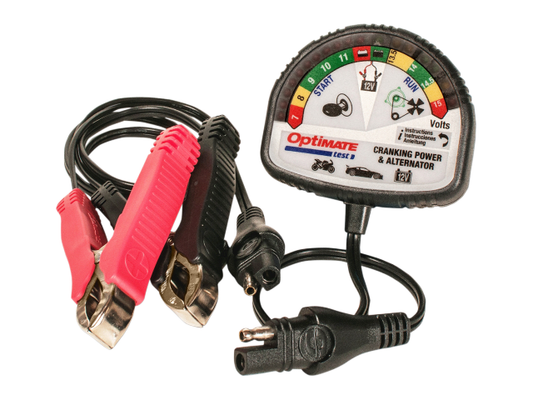 Tecmate Optimate 12V Motorcycle ATV Battery Tester TS 121 for Harley Honda