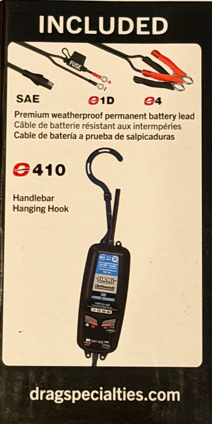 Drag Specialties Optimate 5 V2 Battery Charger Maintainer 12V Motorcycle ATV UTV