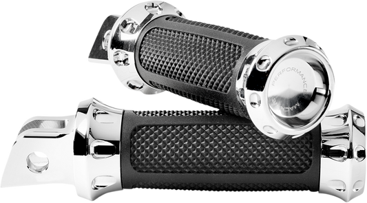 Performance Machine Over Drive Driver Foot Pegs 2018-2020 Harley Softail FLFB