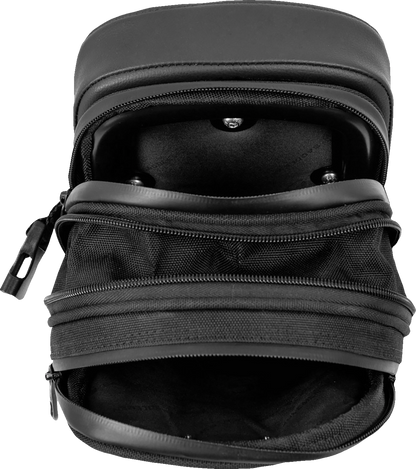 Saddlemen Fundamentals Black Sissy Bar Storage Bag Pouch for Harley Davidson