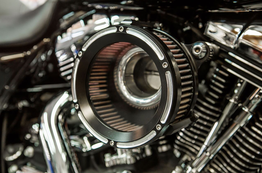 Trask Assault Charge High-Flow Black Air Cleaner for 1999-2017 Harley TM-1021RC