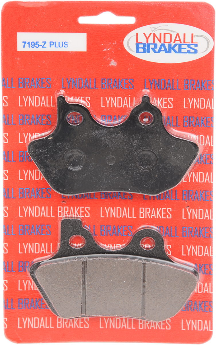 Lyndall Racing X-Plus Front/Rear Brake Pads for 2000-2007 Harley Davidson