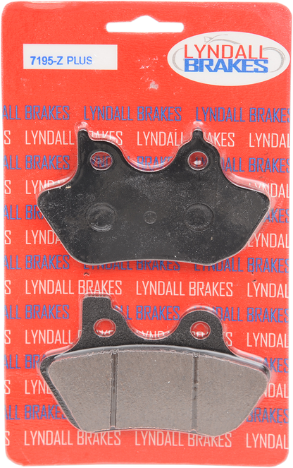 Lyndall Racing X-Plus Front/Rear Brake Pads for 2000-2007 Harley Davidson