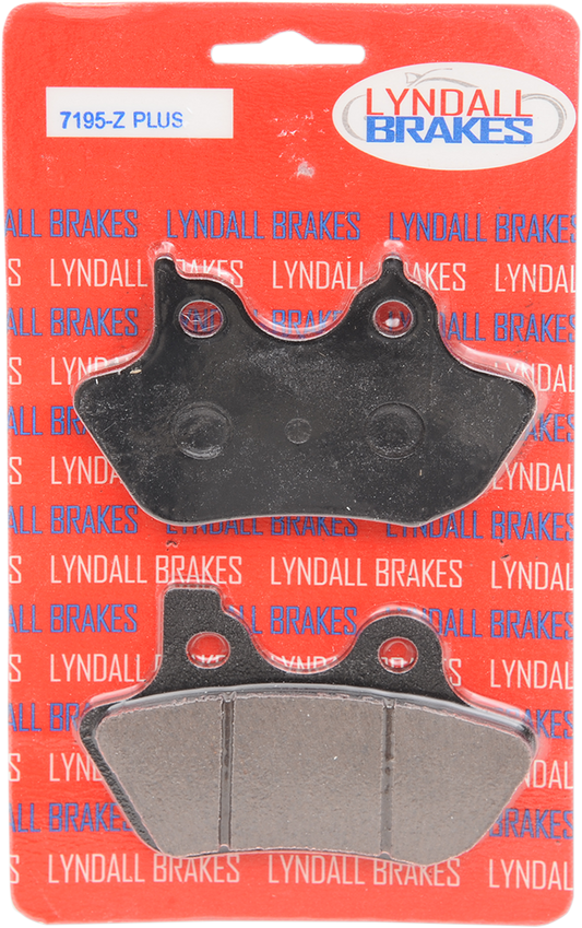 Lyndall Racing X-Plus Front/Rear Brake Pads for 2000-2007 Harley Davidson