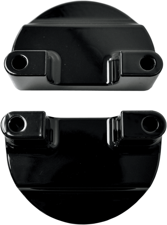 Drag Specialties Black Front Fender Adapters 80-13 Harley Touring FLHR FLHX FLHT