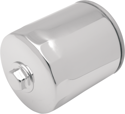 Drag Specialties Chrome Spin on Oil Filter with nut 2017-2023 Harley Touring M8