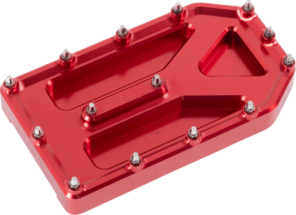 Thrashin Supply Red Aggressor Brake Pedal Pad for 1999-2025 Harley Touring FLHX