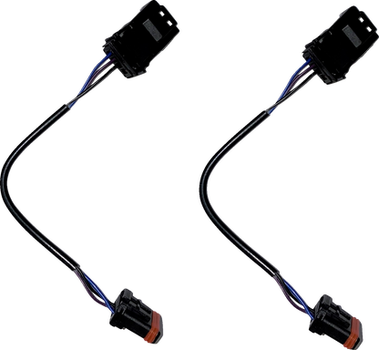 Custom Dynamics Front Turn Signal 4" Extension Harness for 16-24 Harley Softail