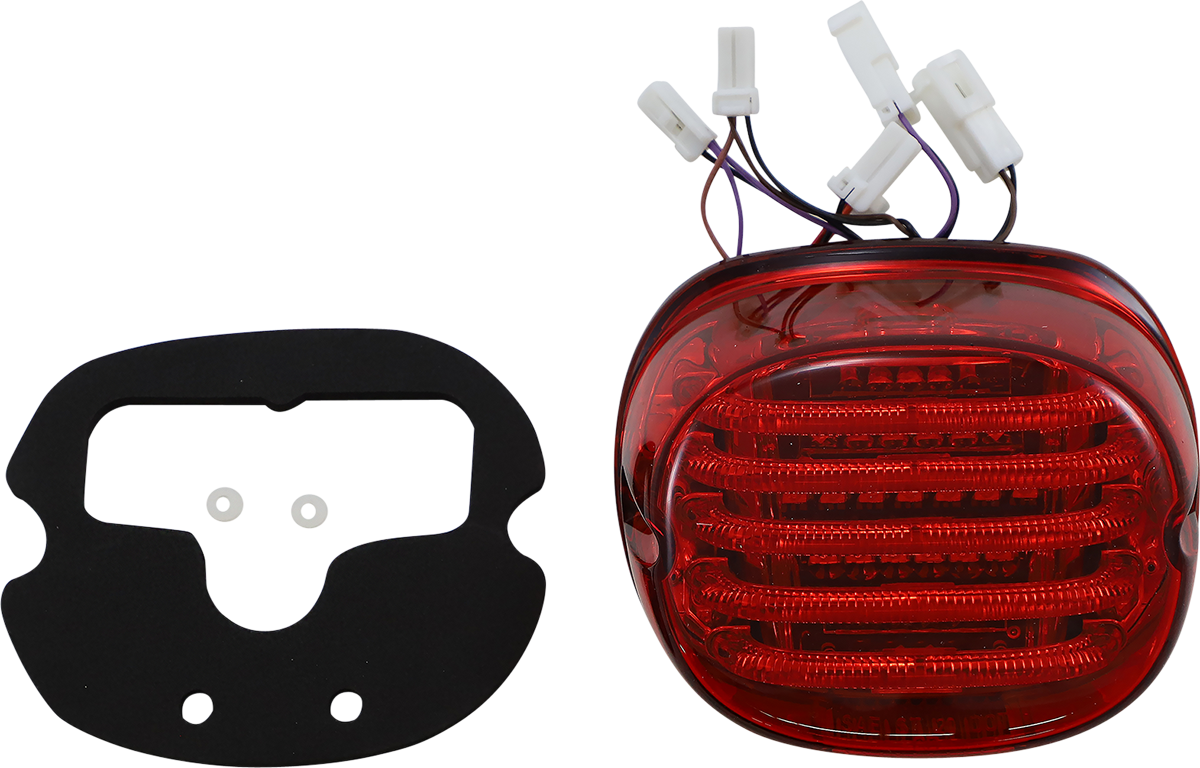 Custom Dynamics Red LED Integrated Turn Signal Taillight 1999-2024 Harley Models