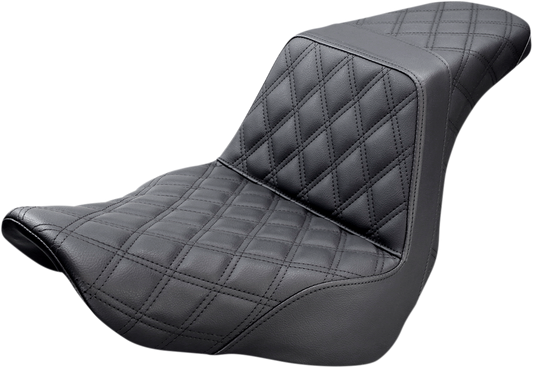 Saddlemen Step-Up Lattice Stich Gel Seat for 2018-2025 Harley Softail FXLR FLSB