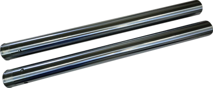 Drag Specialties Hard Chrome 49mm Replacement Fork Tubes 2017-23 Harley Touring