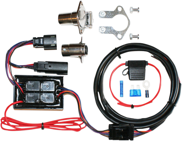 Khrome Werks Trailer Wiring Harness 14-15 Harley Davidson Touring FLHT FLHR