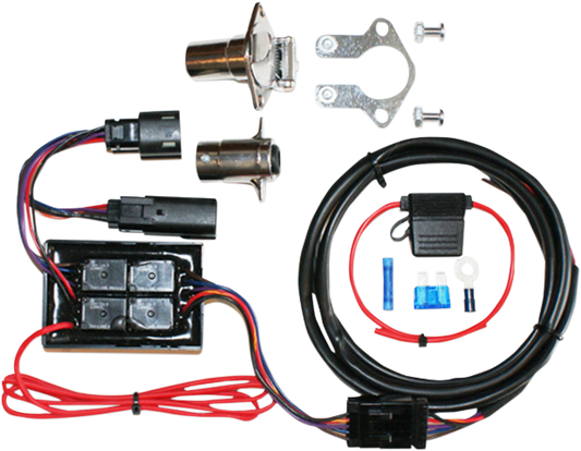 Khrome Werks Trailer Wiring Harness 14-15 Harley Davidson Touring FLHT FLHR