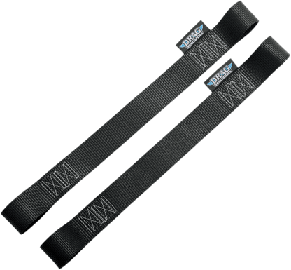 Drag Specialties Black 18" Motorcycle Soft Tie Extensions fits Harley Davidson