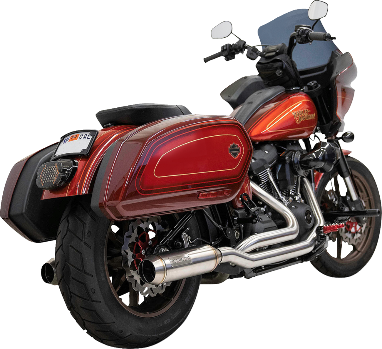 Bassani True Dual Exhaust System fits 2018-2023 Harley Softail FXLRST FXBB FXST