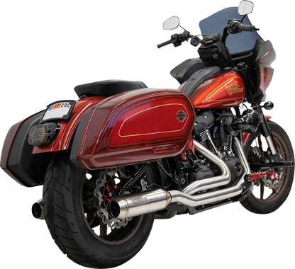 Bassani True Dual Exhaust System fits 2018-2023 Harley Softail FXLRST FXBB FXST