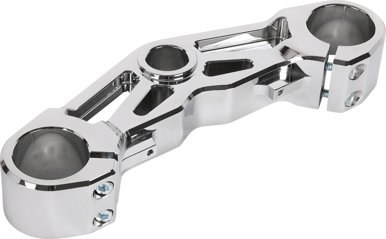 Thrashin Supply Chrome Bottom Triple Tree fits 2024 Harley Road Glide FLTRX