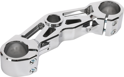 Thrashin Supply Chrome Bottom Triple Tree fits 2024 Harley Road Glide FLTRX