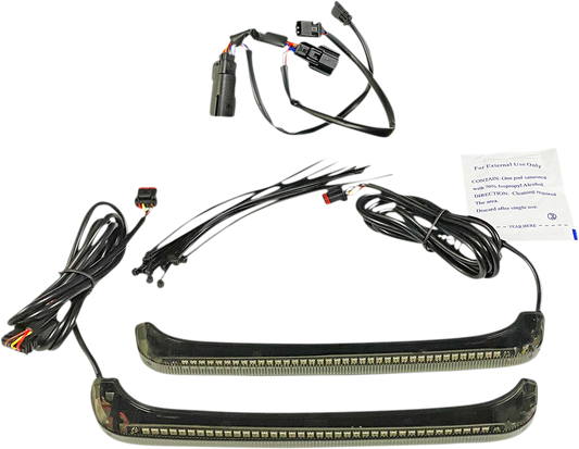 Custom Dynamics LED Sequential Rear Saddlebag Lid Lights 2014-23 Harley Touring
