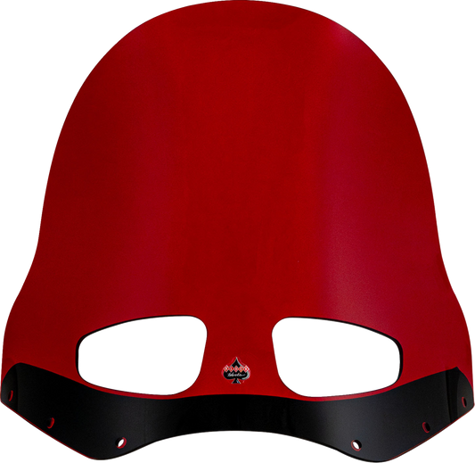 Klock Werks 15" Kolor Flare Red Road Warrior Fairing Motorcycle Windshield