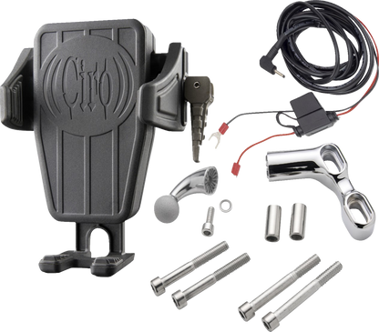 Ciro Gen 2 Cybercharger Motorcycle Phone Holder Wireless Charger Perch Mount Kit