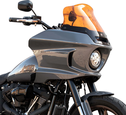 Klock Werks Kolor Flare 8" Orange Windshield 2022-2024 Harley Softail Low Rider