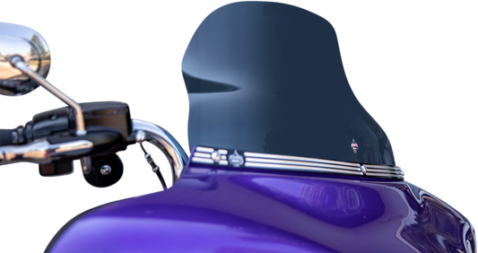 Klock Werks Flare 10.5 Dark Smoke Motorcycle Windshield 1996-2013 Harley Touring