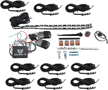 Custom Dynamics Magical Wizard Engine Motorcycle LED Accent Lighting Kit Indian