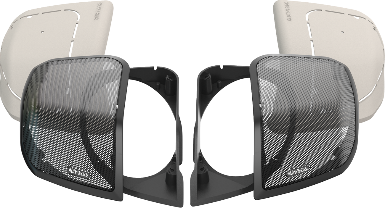 Hogtunes Saddlebag Lid 6" x 9" Cut-In Speaker Kit for 2024-2026 Harley Touring