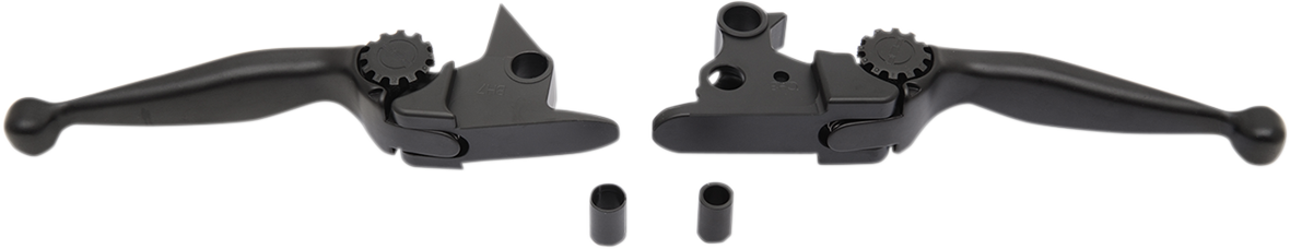 PSR Black Adjustable Journey Handlebar Lever Set for 2015-2024 Harley Softail