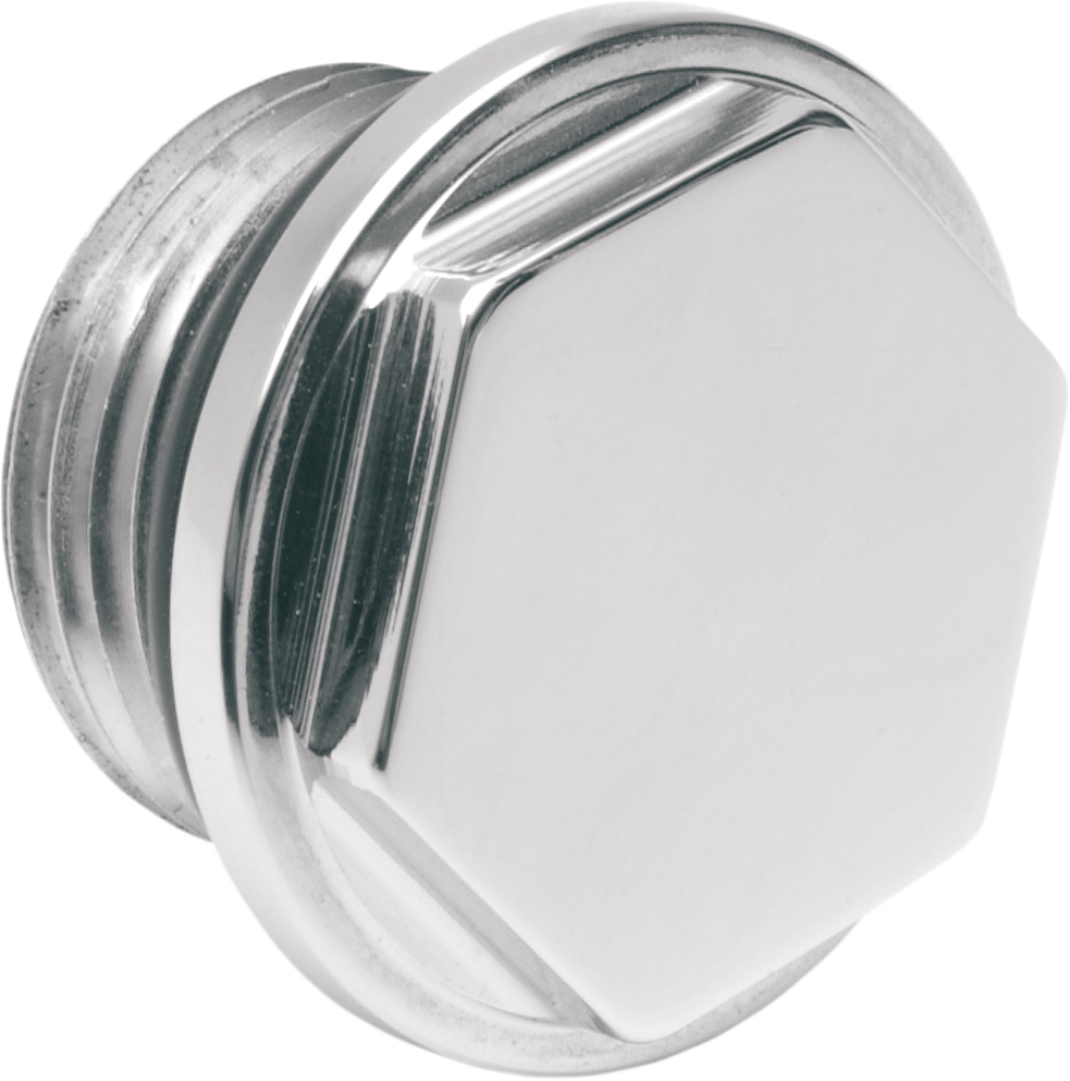 Drag Specialties Universal Motorcycle Chrome EFI Fuel Gas Tank Outlet Plug