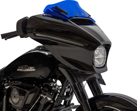 Klock Werks Kolor Flare 6.5" Blue Windshield fits 2023-2025 Harley Street Glide